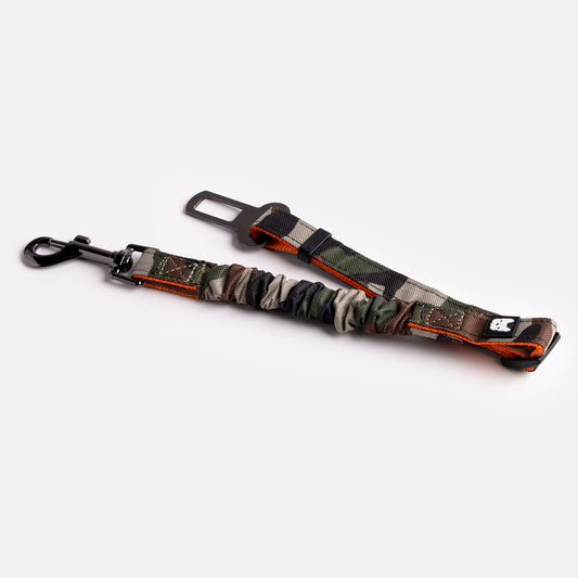 Camo Car Dog Seat Belt Buckle – Adjustable, Safe & Secure Travel