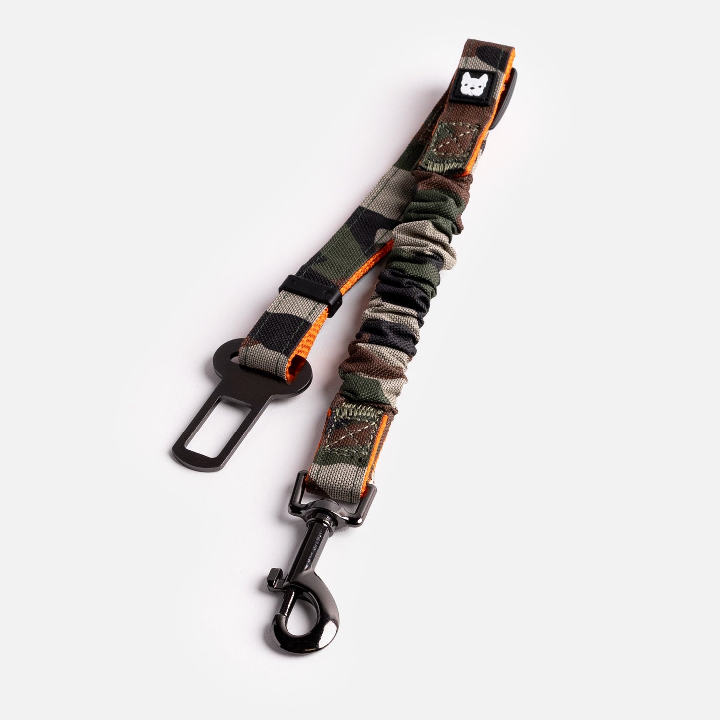 Camo Car Dog Seat Belt Buckle – Adjustable, Safe & Secure Travel